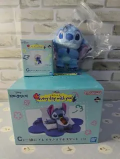 一番くじ スティッチ Every day with you!3点セット+おまけ