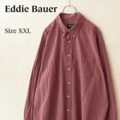 9*9様 良品 ビッグサイズ 2XL エディーバウアー 長袖シャツ チェック レのサムネイル