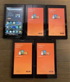 Amazon Fire 7 タブレット 5台まとめ売り