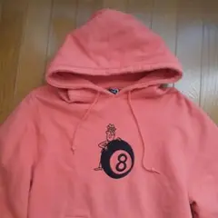 STUSSY 8BALL パーカー ピンク エイトボール フーディー L 8 Ball Hoodie | Stussy Hoodie