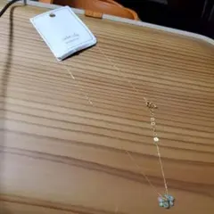 ガラスビーズ水色 ネックレス