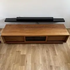 アクタス アカセ木工 テレビボード 160cm 無垢材 ナチュラル 美品のサムネイル