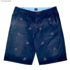 Paul Smith JEANS 刺繍総柄 ハーフパンツ L自転車 ポールスミスのサムネイル