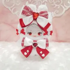 限定セール中★にじぱぺっと にじぱぺ　ぬい服 きぐるみ 10cm うさぎ レッド