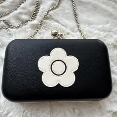 マリークワントがま口ポーチ　ショルダー