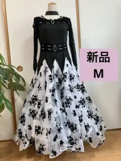 社交ダンスドレス　レッスンウェア　社交ダンス衣装　競技会　パーティー　M 新品
