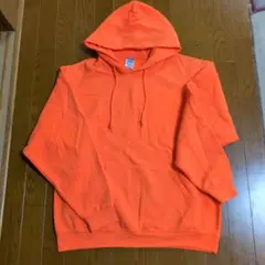 JERZEES NUBLEND パーカー オレンジ Lサイズ