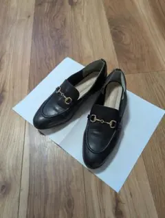 しまむら　星玲奈さんコラボ　ビットローファー　ブラック　LL