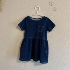 無印良品　デニムワンピース　120