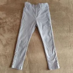 【any FAM】裏起毛パンツ　サックスブルー 120cm