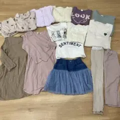 まとめ売り女の子130 GU リセマイン　ブランシェス春夏