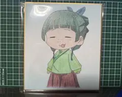 手描きイラスト 模写 薬屋のひとりごと 猫猫 (92)