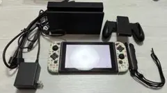 Switch本体中古バッテリー交換したて、SDカード有線LANアダプタプロコン Switch本体中古バッテリー交換したて、SDカード有線LANアダプタ