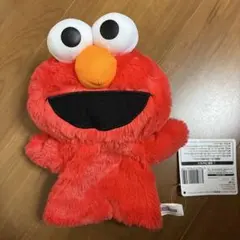 セサミストリート　エルモ　ぬいぐるみパペット