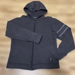 美品⭐️【adidas golf】スリーストライプス　ジップ フード付きパーカー