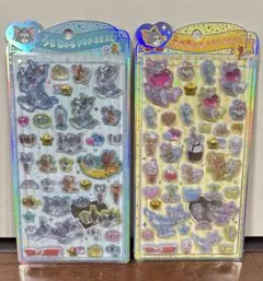 【正規品】うるちゅる　トムジェリ　2枚セット　うるちゅるポップシール