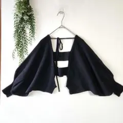 美品 Chico チコ【F】リブ ニット トップス バックオープン セクシー