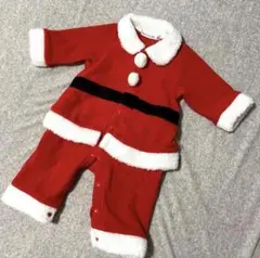 【本日限定価格！】サンタ　ロンパース 70cm 　サンタコス　ボア