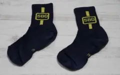 SBD スポーツソックス　リミテッドエディション　Mサイズ　イエロー　ネイビー