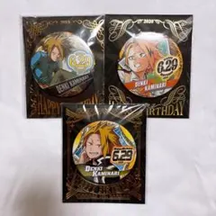 僕のヒーローアカデミア　上鳴電気　バースデー缶バッジ 3点セット