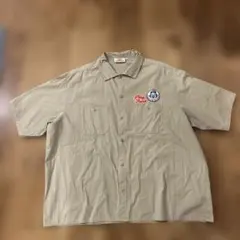 80s〜90s USA製ボーイスカウト半袖シャツ ワッペンミリタリー古着 2XL