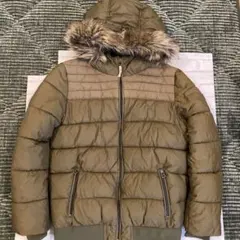 Zara 男の子 150 ダウンジャケット カーキー