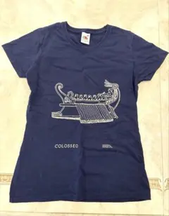 FRUIT OF THE LOOM Tシャツ COLOSSEO ネイビー Sのサムネイル