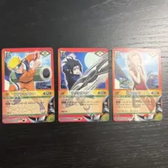 NARUTO ナルト カード ゲーム特典 非売品 ナルト サスケ サクラ カカシ