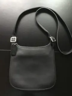 オールドコーチ　ブラック　ショルダーバッグ　vintage coach