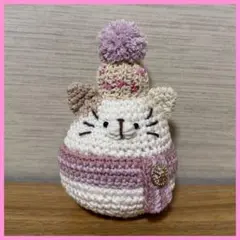 あみぐるみ　ねこ　ハンドメイド