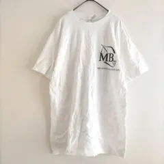 プリントTシャツ 半袖トップス ホワイト レディース MBロゴ【M】古着のサムネイル