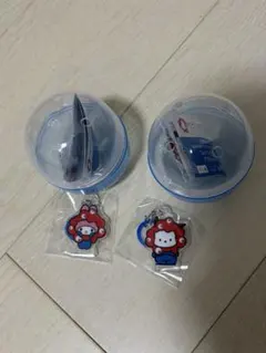 ミャクミャクなりきりアクリルチャーム ハローキティポチャッコ サンリオ