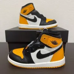 新品！NIKE TD AIR JORDAN 1 HIGH TAXI Yellow