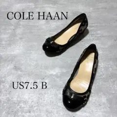 良品 COLE HAAN コールハーン ヒョウ柄 ハラコ パンプス 7.5B