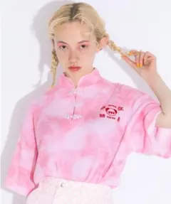 Candy Stripper WAFFLE CHINA トップス ピンクのサムネイル