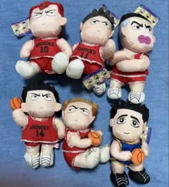 当時物・激レア】スラムダンク ぬいぐるみ 6体セット - メルカリ