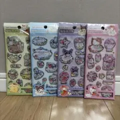 ウォーターシール 4枚 セット クロミ サンリオ 正規品 シナモン キティ ポム
