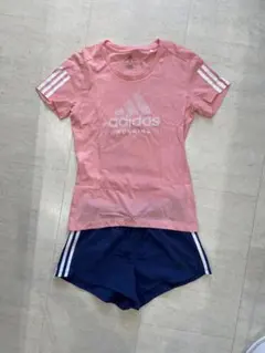 adidas トレーニングウェア Tシャツ ショートパンツ セットアップ