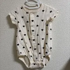 ハート柄ロンパース 60-70cm