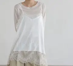 LOWRYS FARM♡サテンレースキャミのサムネイル