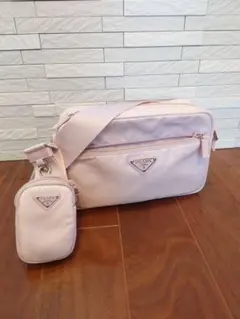 【美品】PRADA ショルダーバッグ Re-Nylon ピンク