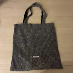 グレー　シルバー　トートバッグ　A4