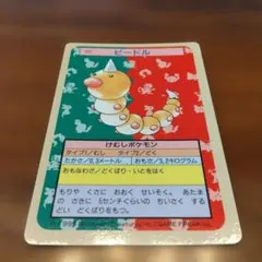 ビードル トップサン ポケモンカード　裏面青