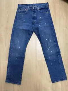 リーバイス別注 501(R)SelvedgePaintSplatters L28 - メルカリ