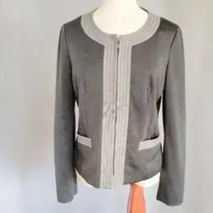 ESPIE ノーカラージャケット グレー