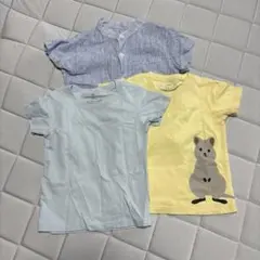 無印良品　シャツ&Tシャツ　３枚セット　100cm