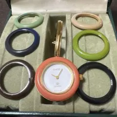 GUCCI 腕時計 チェンジベゼル レディース ゴールド 7色