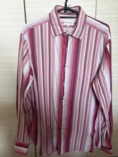Paul Smith ピンク系ストライプ L