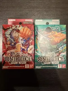 ONE PIECE カードゲーム スタートデッキ ルフィST31トゾロST32 - メルカリ