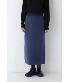 ★タグカット新品未使用★定価27,500円接結ブークレAラインスカート